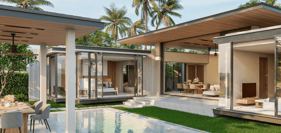 Modern 3–4 Bedroom Villas in Botanica Chalong Bay, Phuket – Sale, Chalong, Phuket