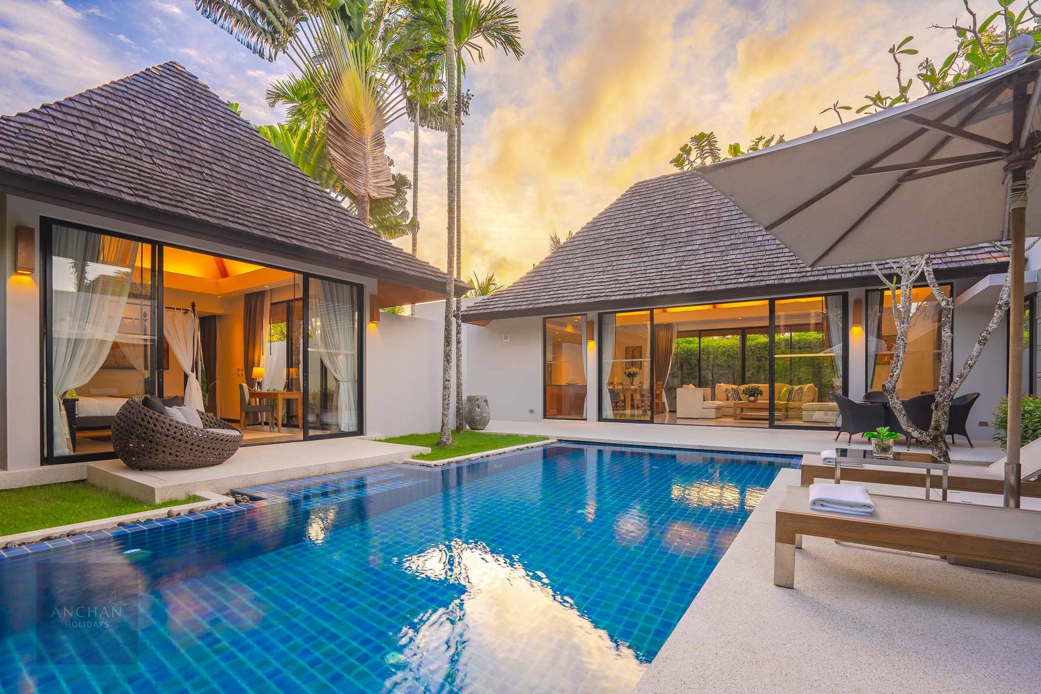 Modern 3-Bedroom Luxury Villa in Bang Tao for Long-Term Rental, Bang Tao, Phuket
