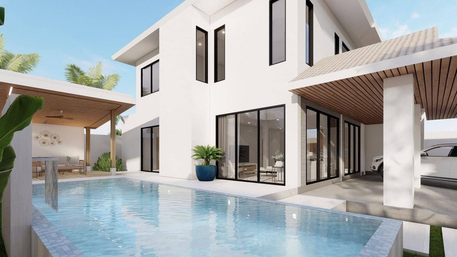Modern 4-Bedroom Pool Villa in Thalang Phuket for Sale, Pa Klok, Phuket