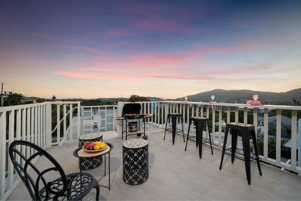 Stylish 3-Bedroom Boho Villa with Rooftop Terrace Rawai Long-Term Rental, Rawai, Phuket