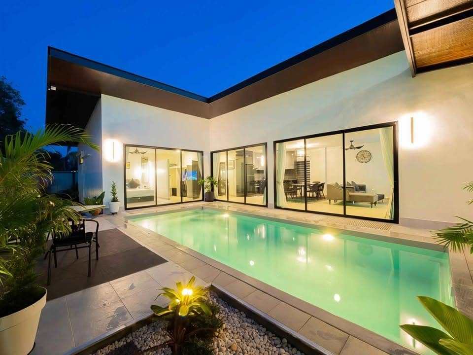 Modern 3-Bedroom Pool Villa Near Rawai Beach for Long-Term Rental, Rawai, Phuket