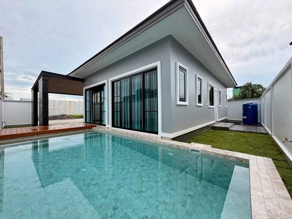 Brand-New 3-Bedroom Private Pool Villa in Thalang for Long-Term Rental, Thalang, Phuket