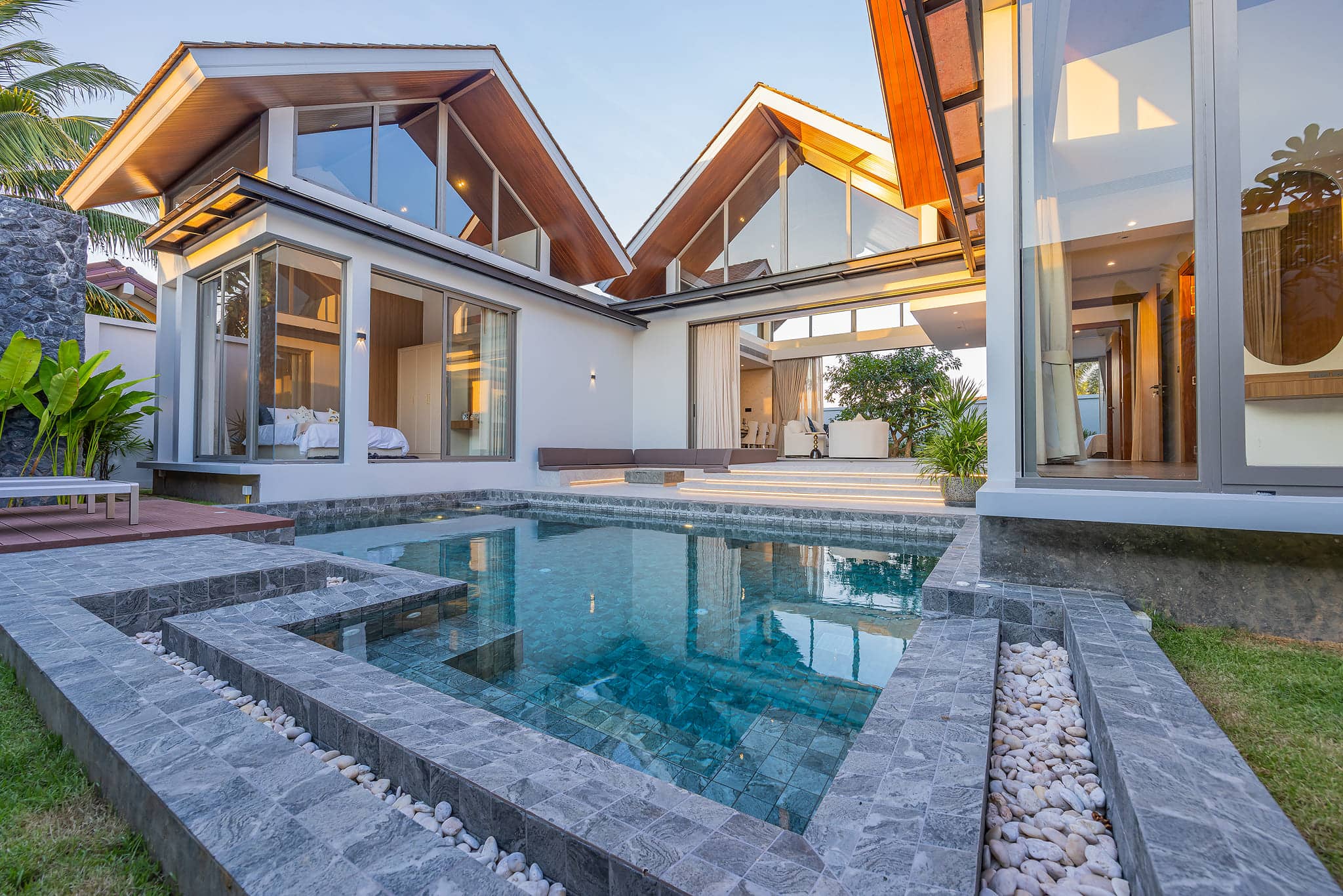 Private 3 Bedroom Modern Villa in Thalang for Sale, Bang Tao, Phuket