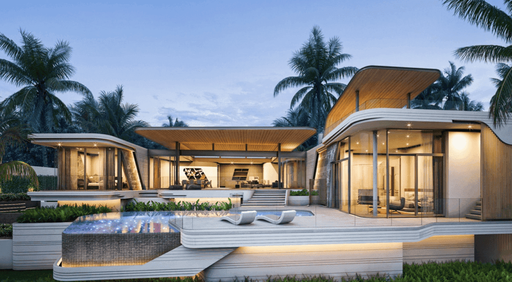 Private 4 Bedroom Modern Villa in Nai Thon for Sale, Thalang, Phuket
